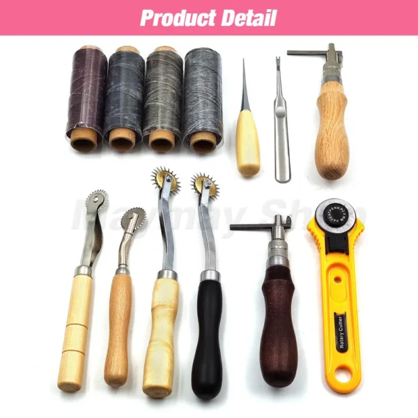 Sewing Kit: Leathercraft Tools for Stitching & Carving - Image 3