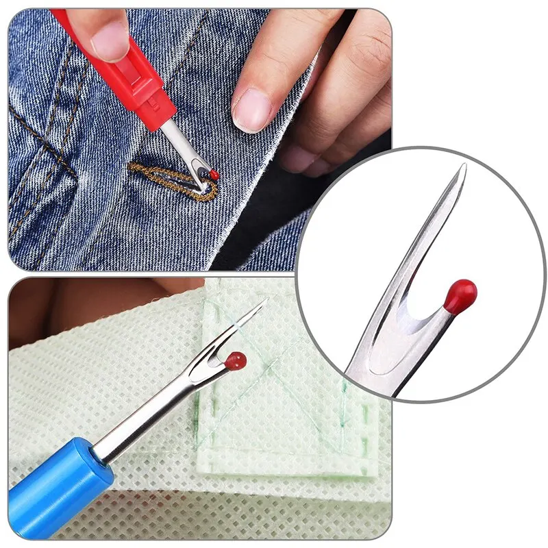Sewing Kit: 4Pcs Seam Ripper Set with Scissors - Image 6