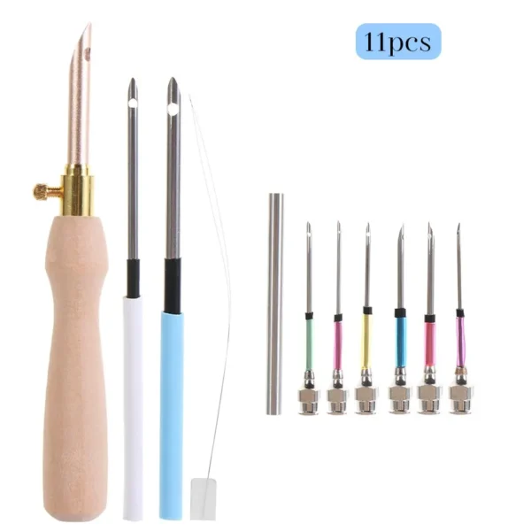 Sewing Kit 11Pcs Punch Needle Embroidery Tools