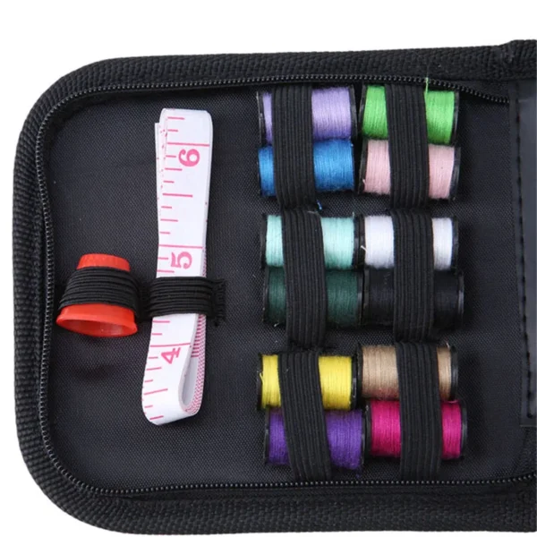 Sewing Kit: 12-Needle Travel Sewing Box with Organizer - Image 2