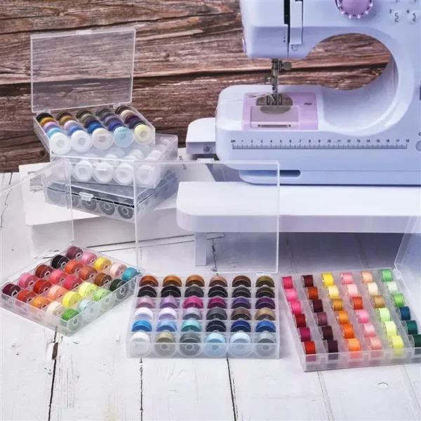 Sewing Kit: Multicolor Thread Spools & Bobbins - Image 6
