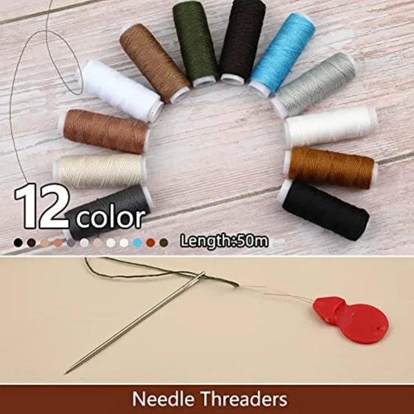 Sewing Kit for Leather Repair - 45Pcs for Shoes, Sofa, Tent - Image 7