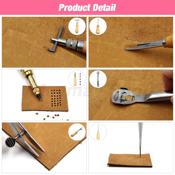 Sewing Kit: Leathercraft Tools for Stitching & Carving - Image 6